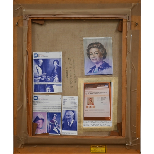 317 - Bernard Hailstone - Two portraits of Lee Remick (American actress), one oil on canvas, signed andd a... 