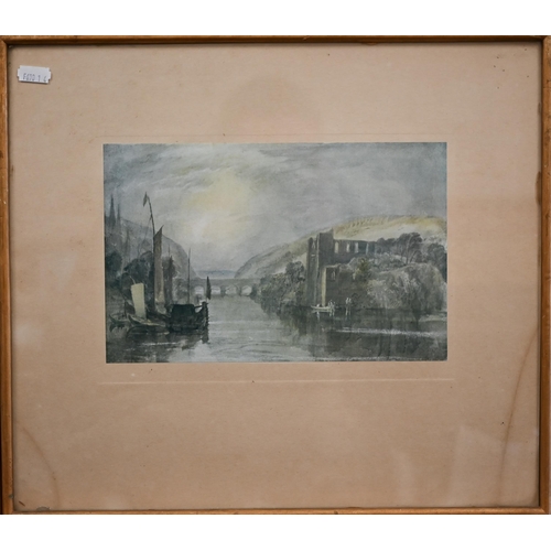 325 - A set of ten Turner prints of topographical views (10 - box, some a/f)