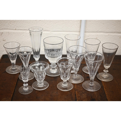 441 - Twelve various 19th century drinking glasses