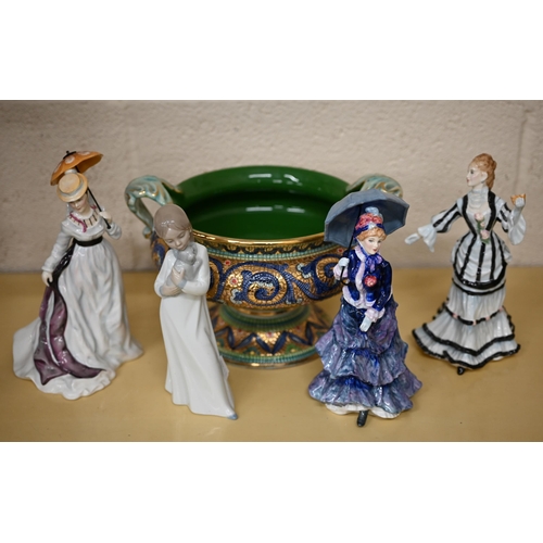 443 - Three Royal Doulton ltd ed Renoir Collection figures - 'La Loge' HN3472, 775/7500, 'Lise' HN3474 44/... 