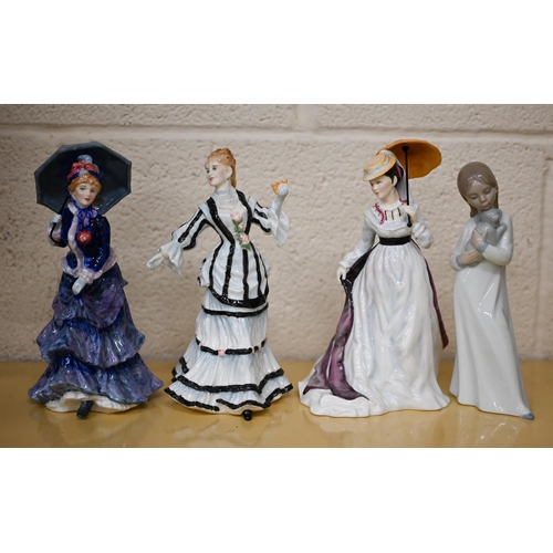 443 - Three Royal Doulton ltd ed Renoir Collection figures - 'La Loge' HN3472, 775/7500, 'Lise' HN3474 44/... 