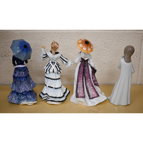 443 - Three Royal Doulton ltd ed Renoir Collection figures - 'La Loge' HN3472, 775/7500, 'Lise' HN3474 44/... 