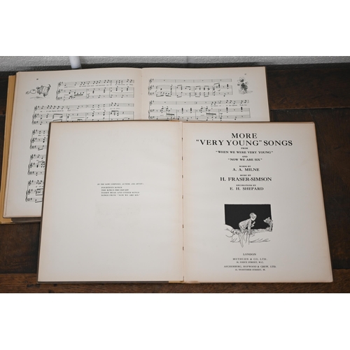 503 - Milne A.A., Fraser-Simon H. (music) and Shephard E.H. (ill), More 'Very Young' Songs, 1st, London: M... 