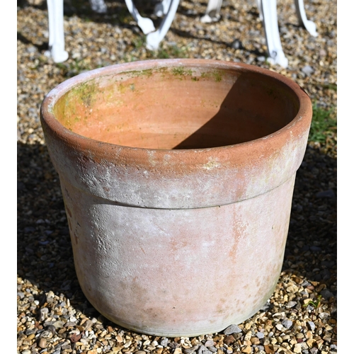 63A - Five assorted old weathered terracotta planters, all a/f (5)