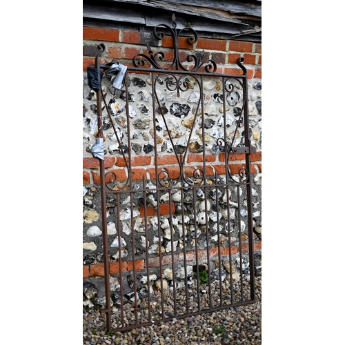 79 - An old wrought iron garden gate