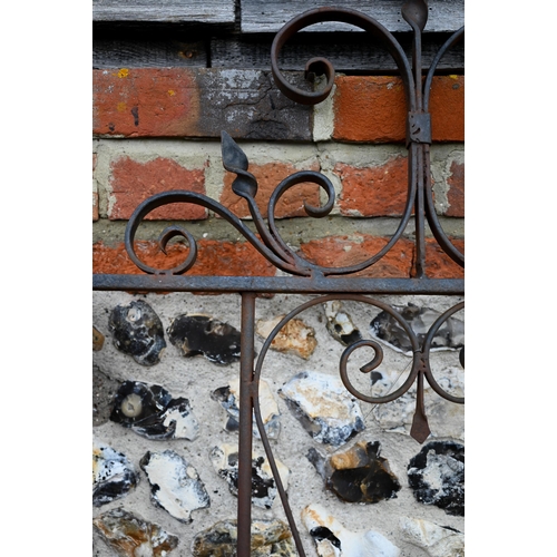 79 - An old wrought iron garden gate