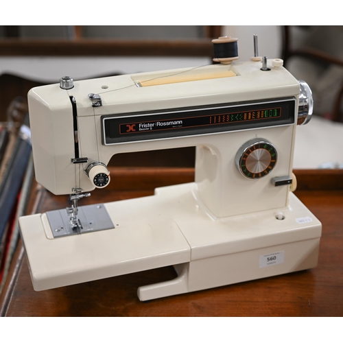 560 - A Frister & Rossman Beaver 5 electric sewing machine