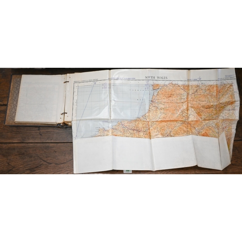 575 - A set of GSGS (Geographical Section, General Staff) Air Ministry plastic-coated folding maps of Grea... 