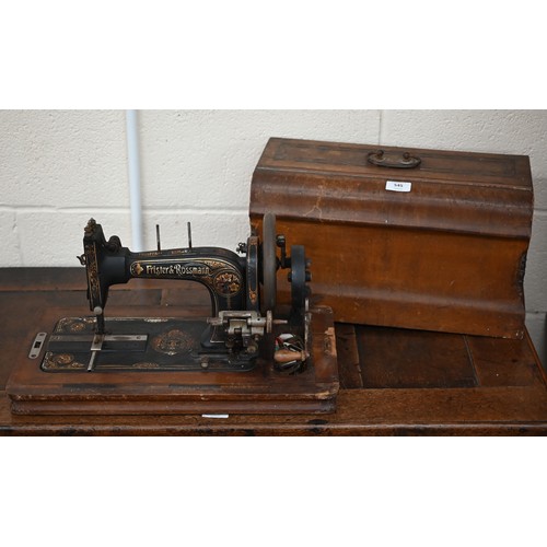 545 - An antique Frister & Rossman sewing machine