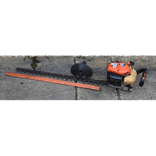 125 - A Shred N Vac ES2400 petrol leaf blower with collecting bag a/f, to/with an Echo HC2300 petrol hedge... 