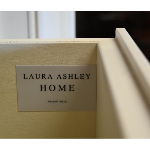 264 - Laura Ashley 'Provencale' Ivory bedroom chest fitted with brushing slide over two drawers, 110 x 52 ... 