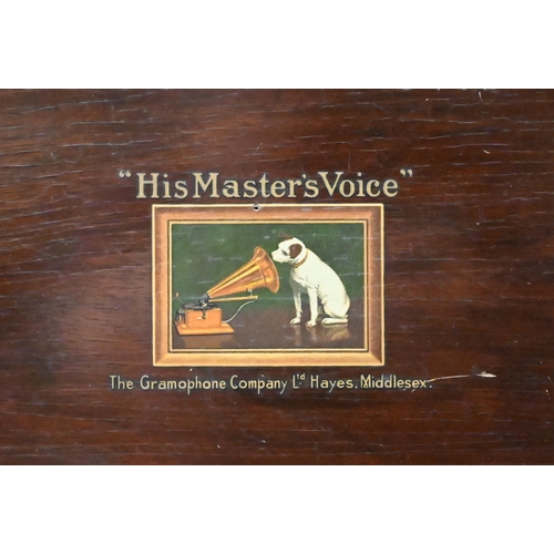 290 - #'His Master's Voice' 1940s cabinet gramophone a/f, 64 x 44 x 92 cm h