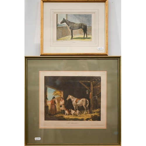 391 - A set of four Ackerman racing prints after Alken - Ipswich, Newmarket, Epsom and Ascot Heath, 25 x 6... 