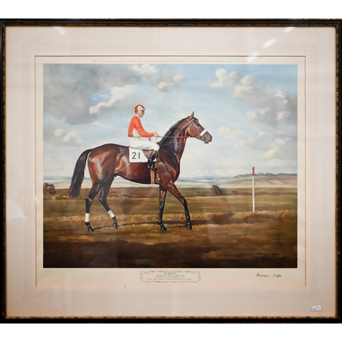 391 - A set of four Ackerman racing prints after Alken - Ipswich, Newmarket, Epsom and Ascot Heath, 25 x 6... 