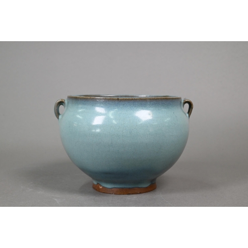 403 - A mixed group of Chinese ceramics including a Song style celadon mallet-form vase, 25 cm high, a bro... 