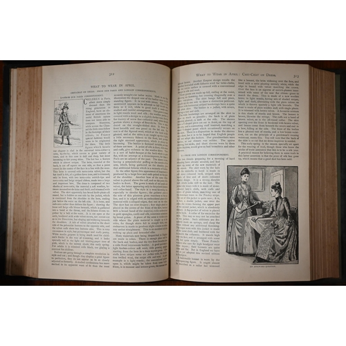 518 - Cassel's Magazine, 4 vols 1886/89 half calf 4to