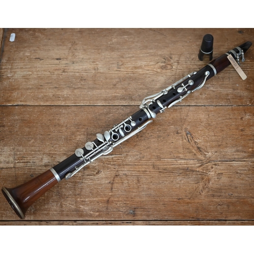 551 - #A rosewood clarinet by Lafleur, London, in Buffet of Paris case