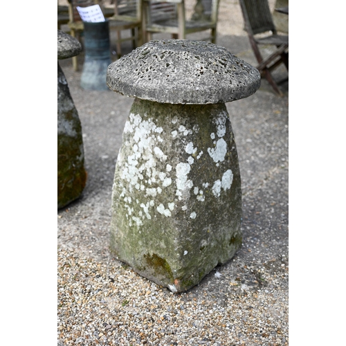 7 - A trio of antique staddle stones (3)