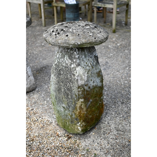 7 - A trio of antique staddle stones (3)