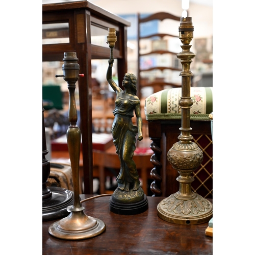 491 - Seven various table lamps (7)