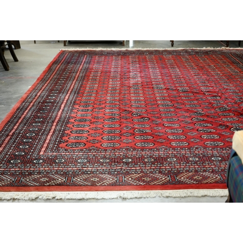 227 - A Pakistan Turkoman carpet, 366 x 285 cm