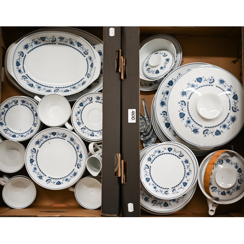 400 - A Noritake 'Blue Rhapsody' dinner/tea service (2 boxes)