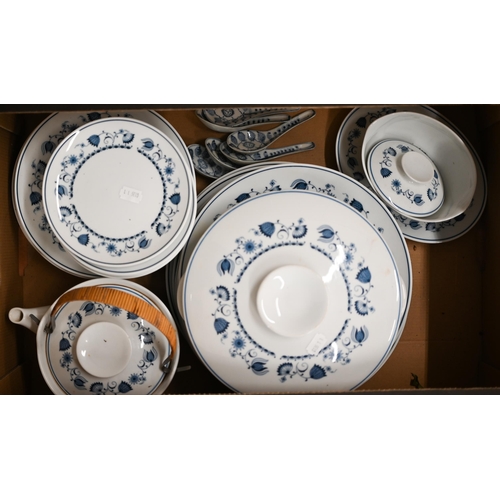 400 - A Noritake 'Blue Rhapsody' dinner/tea service (2 boxes)