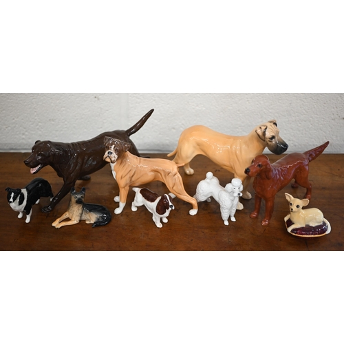 460 - A collection of 27 Beswick dogs