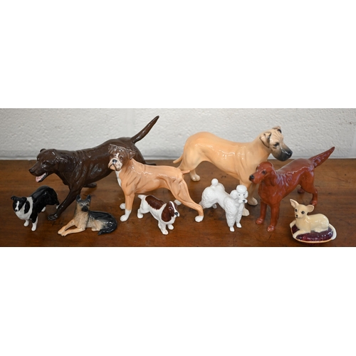 460 - A collection of 27 Beswick dogs