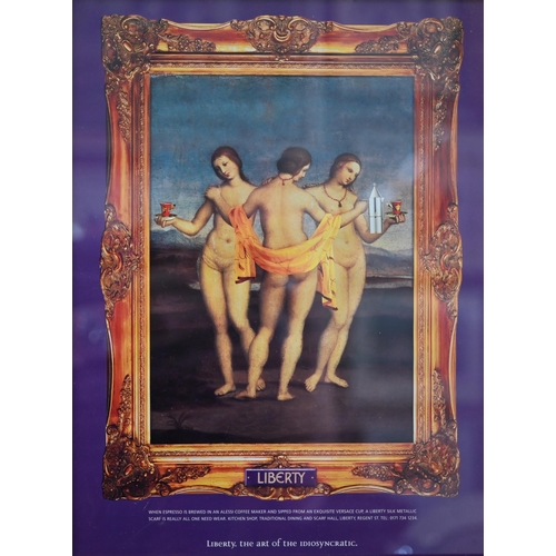 375 - # Two framed sets of prints - water fowl and Liberty, the art of the idiosyncratic (box)