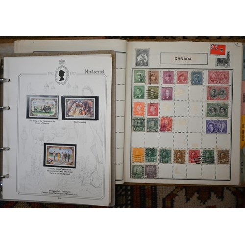 497 - A quantity of postage stamps - mostly George VI - Queen Elizabeth II, to/w a quantity of fdcs, in 19... 