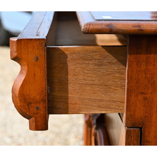 534 - A Victorian carved mahogany chiffonier with raised back over a cushion moulded drawer and panelled c... 