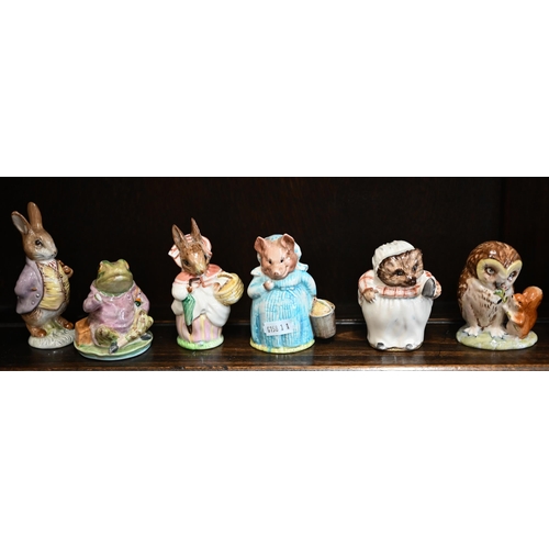 463 - Three boxed Beswick 'Little Loveables' clowns to/w five Beswick Beatrix Potter figures with gold bac... 