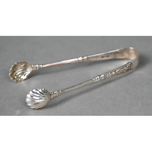 183 - Various 19th Century and later silver flatware, condiments, etc. 11.7oz total weight