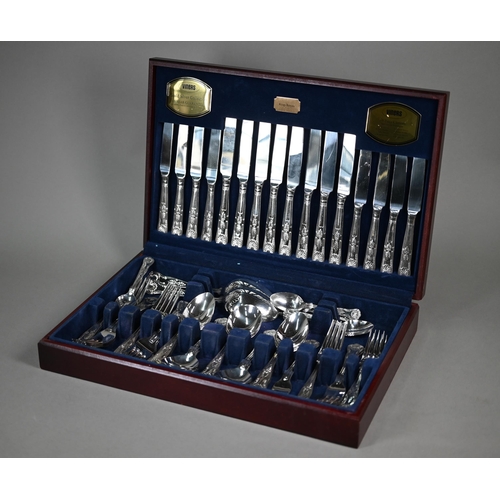 3 - A canteen of Viners (Sheffield) epns 'Kings Royal' flatware and cutlery for eight settings (little u... 