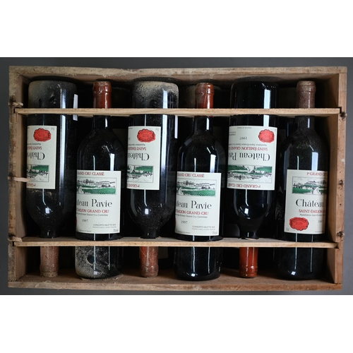 1027 - A case of 1997 Chateau Pavie St Emilion red wine (12)