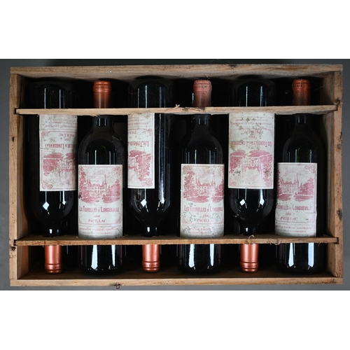 1028 - A case of of 1998 Le Tourelles de Longueville Pauillac red wine (12)