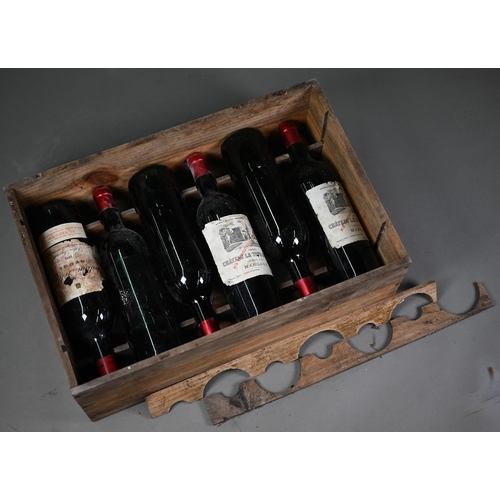 1030 - Five bottles of 1975 Chateau Latour De Mons Grand Vin Margaux red wine (labels loose/detached) to/w ... 