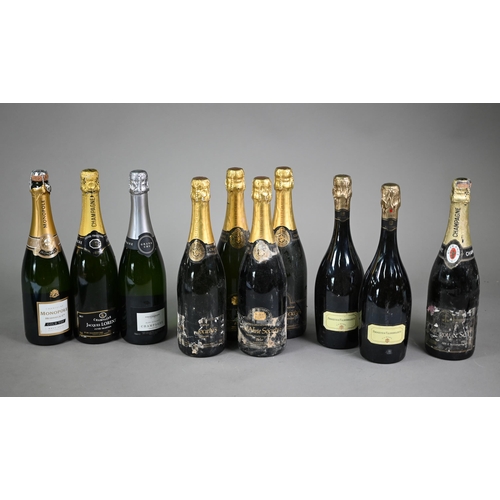 1034 - Four bottles of Alfred Gratien 'The Wine Society' Private Cuvee Champagne to/w two Prosecco Valdobbi... 