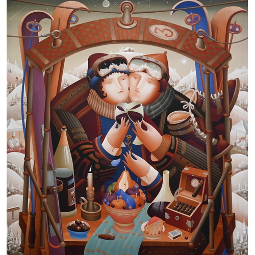 641 - After Anton Arkhipov (b 1964) - 'Enchanted Journey', limited edition giclee print numbered 34/35, 10... 