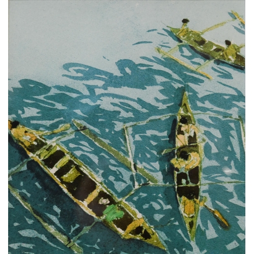 688 - After Patrick Procktor (1936-2003) - 'Ocean Pearl', a set of eight silk screen prints, Sunset Jakart... 