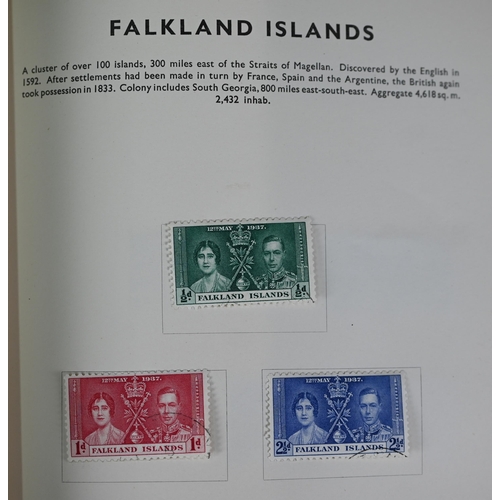 915 - Four albums of mostly 20th century foreign postage stamps including inter-war French Colonial and ot... 