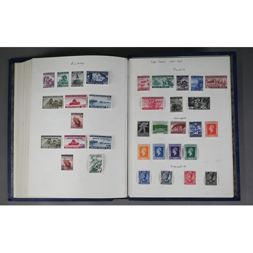 915 - Four albums of mostly 20th century foreign postage stamps including inter-war French Colonial and ot... 