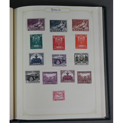 915 - Four albums of mostly 20th century foreign postage stamps including inter-war French Colonial and ot... 