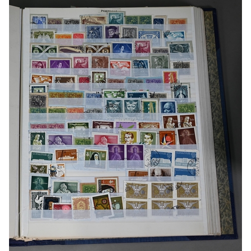 916 - Six large bound stock-books containing a quantity of Post-War world stamps; prov: the collection of ... 