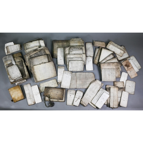 An interesting collection of in excess of one hundred and fifty Elizabethan/Jacobean legal documents, including seizins on parchment and vellum, dates between 1556 - 1649