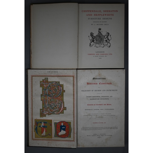 932 - Munro Bell, J., Chippendale, Sheraton and Hepplewhite Designs, London: Gibbings & Co. Ltd, 1900,... 