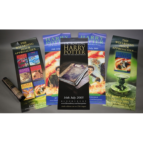 945 - Six Harry Potter and the Half-Blood Prince (2005) book-launch double-sided posters, in original tube... 