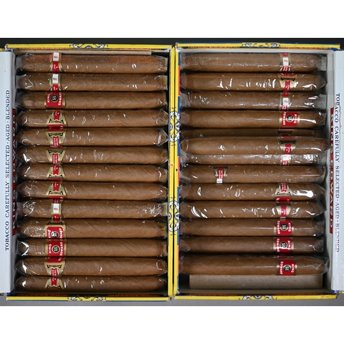 957 - Two boxes of King Edward the Seventh cigars by Jno. H. Swisher & Son Inc. (Florida) - 76 cigars ... 