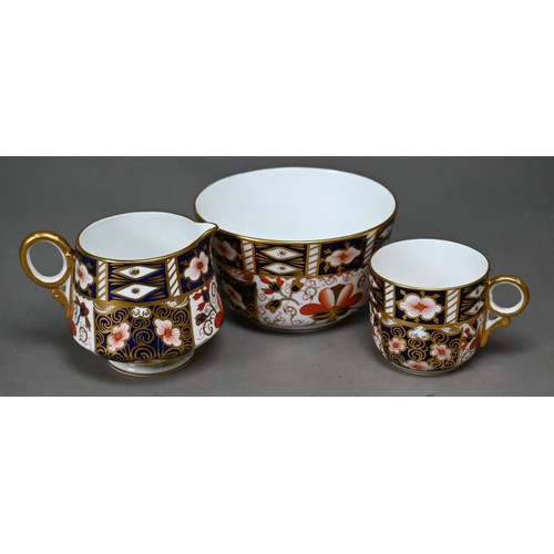 542 - A Royal Crown Derby Imari tea service comprising twelve each cups, saucers and plates, to/w sandwich... 